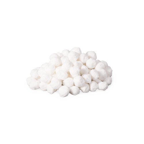 Filter fibre balls