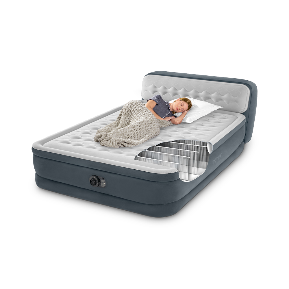 Ultra Plush Headboard 2-Person Inflatable Mattress