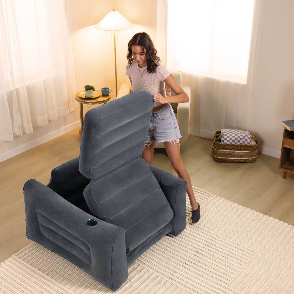 Single pullout Convertible armchair