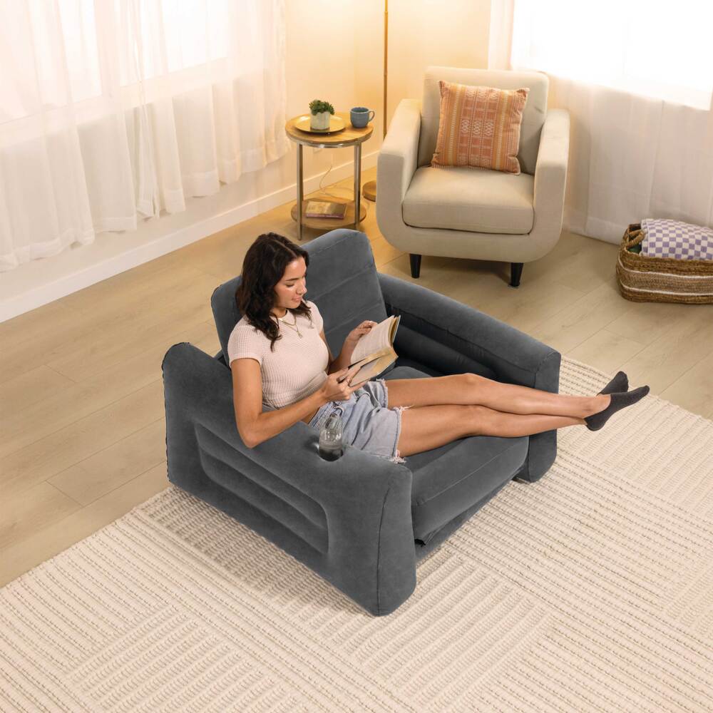 Single pullout Convertible armchair