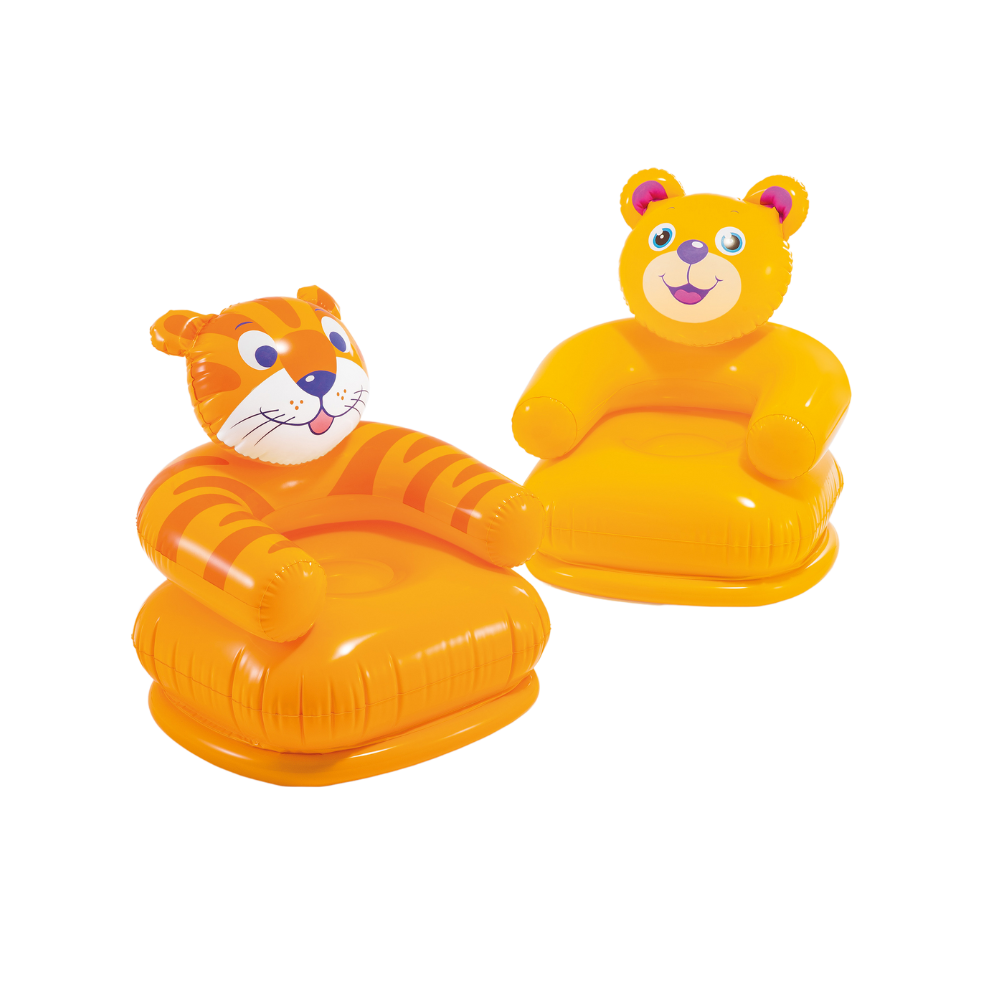 Inflatable animal chair