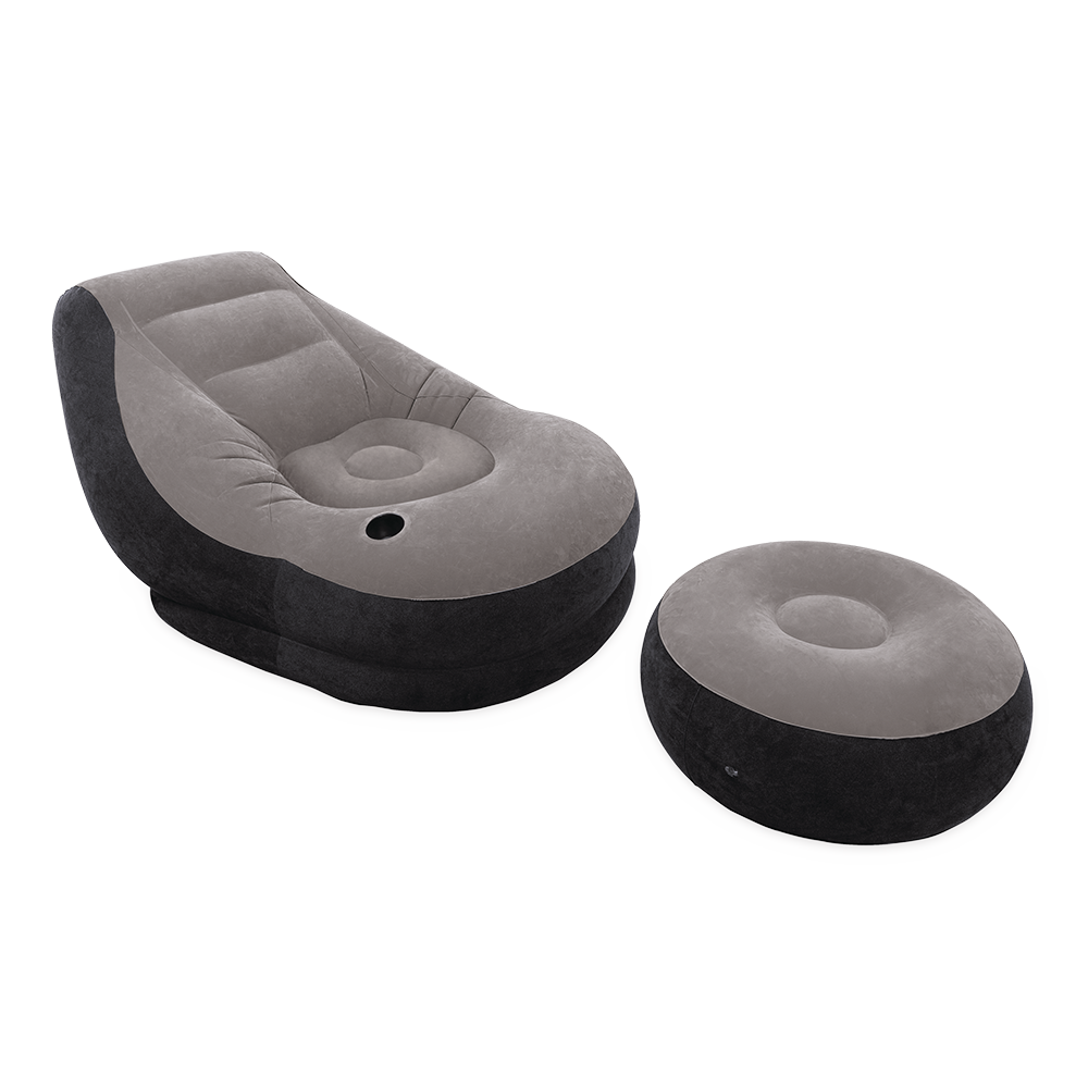 Ultra lounge armchair & pouf