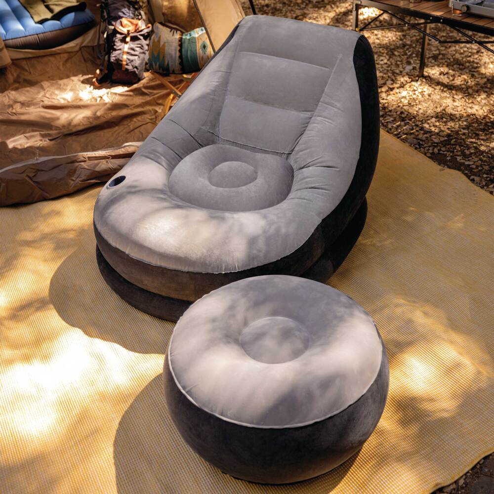 Ultra lounge armchair & pouf
