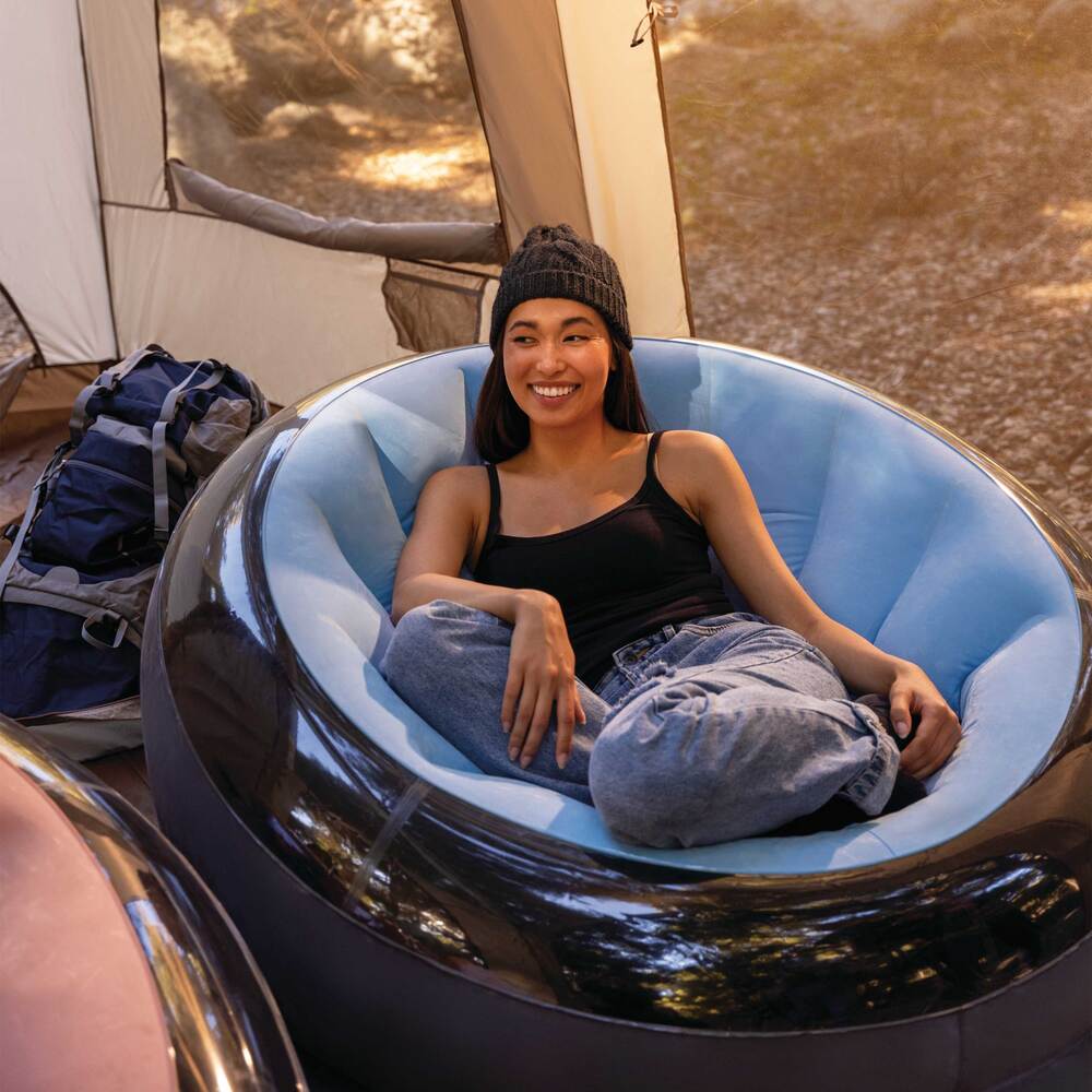 Inflatable Empire Armchair Pastel Blue